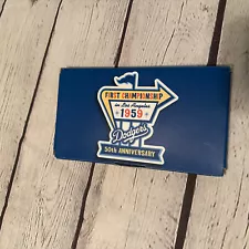 Los Angeles Dodgers First Championship In LA Commemorative Ceramic Ticket In Box