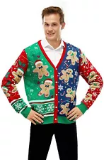 Unisex Men's Ugly Christmas Sweater Yailthy Animal Funny Naughty Merry Xmas Fair