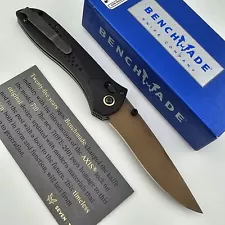 Benchmade 710FE 2401 Folder McHenry & Williams Seven Ten MagnaCut Black Aluminum