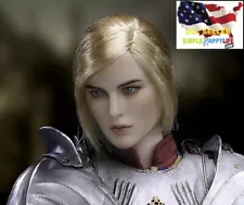 1/6 female head sculpt blonder for Hot toys Phicen 12" figure tbleague ❶USA❶