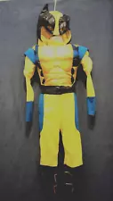 DISGUISE Wolverine Padded Muscle Halloween Costume CHILD Size 4-6 Dress-up