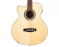 Ortega Guitars D538-4-L Deep Series LH Med. Scale A/E Bass - Natural - Used