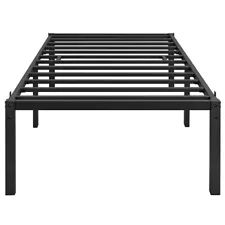 18" Metal Bed Frame Platform Heavy Duty Steel Slat Support No Box Spring Needed