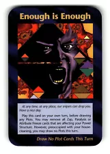 ENOUGH IS ENOUGH - TRUMP 1995 Assassins ILLUMINATI INWO Card Game SNIPER MAGA