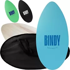 BINDYAUS Skim board Grip Pad Top & Wood Skim Boards for Beach Bag Included