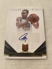 2012-13 MOMENTUM GOLD WARRIORS MVP AUTOGRAPH STEPHEN CURRY # 7/15 RARE AUTO