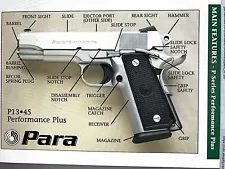 PARA-ORDNANCE PISTOL HANDGUN Owners Manuals P-SERIES, LDA, PXT SEE MORE BELOW