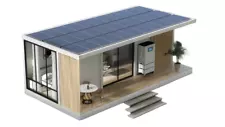 Prefab Tiny Home: Portable Modular House with Bathroom and Kitchen, Ideal