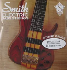 Ken Smith SMXL-6 Slap Masters 6-String Electric Bass Strings Extra Light, New!