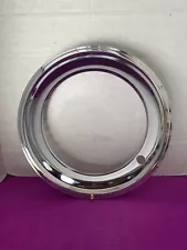 4 STAINLESS TRIPLE CHROME PLATED BEAUTY RINGS FOR THE ORIGINAL 15x7 RALLY WHEELS