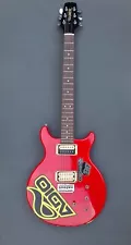 Rare Hamer red electric guitar, 1981