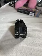 HARO BIKES BMX BASELINE FRONT LOAD STEM BLACK USED THREADS ARE STILL GOOD