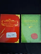 Fantastic Beasts & Where to Find Them and Quidditch Through the Ages JK Rowling