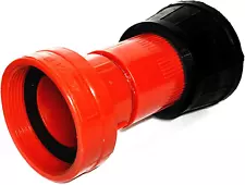 Fire Hose Nozzle Thermoplastic Fire Equipment Spray Jet Fog (2" NPSH/NPT)