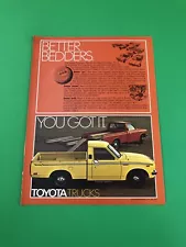 1977 1978 TOYOTA SR5 SPORT PICK UP TRUCK ORIGINAL PRINT AD ADVERTISEMENT B4