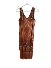 Great Gatsbt 1930’s Sequin Flapper Dress