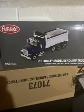 Diecast Master 1:50 Peterbilt Model 567 Dump Truck Blue