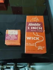 Vintage New Old Stock Aladdin 2 inch wick & flame spreader in original box