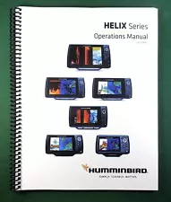 Humminbird Helix 5, 7, 9, 10 Instruction Manual: Full Color & Protective Covers