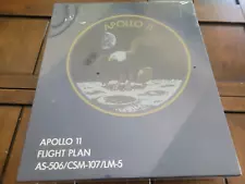 Rare Brand New and Sealed Apollo 11 NASA Flight Plan in Binder w/ Slipcase