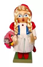 Steinbach Chubby Little Red Riding Hood 11.5" Nutcracker Made In Germany w/ Tag