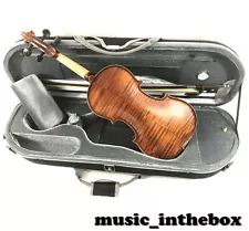 Special Edition- 4/4 Hand-Made Antique high flamed back Violin+Bow+Rosin+Case