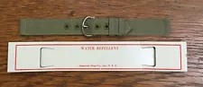 Vintage WW2 1945 NOS Watch Band 16mm 5/8" US Military Issue Steel Buckle B1F