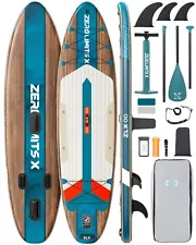 10.5 FT Inflatable Stand Up Paddle Board with Accessories SUP Board for All S...