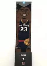 RARE!! Stance Anthony Davis NBA Legends Black Crew Socks Size L 9 - 12 NWT