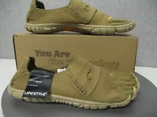 Vibram Five Fingers CVT Hemp Khaki Barefoot Shoes Mens Sz 9-9.5 (box worn)