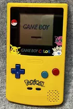 Nintendo GameBoy Color Pokemon Pikachu Edition Console CGB-001 OEM Authentic