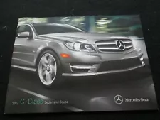 2012 Mercedes Benz C-class Sales Brochure C250 C300 C350 C63 AMG W204 US Catalog