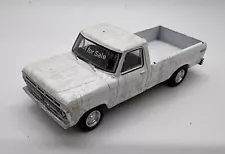 GreenLight 1:64 Hazzardous 1973 Ford F-100 White Hobby Exclusive NOT FOR SALE