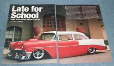 1956 Chevy 210 2-Door Sedan RestoMod Article "Late for School"