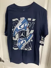 Men's Jordan Brand Dak Prescott Navy Dallas Cowboys Repeat Sneaker Shirt XL