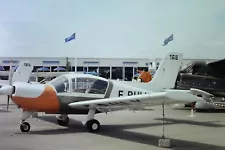 SOCATA RALLYE Aircraft (F-BULY) - Vintage 35mm SLIDE (c1970s)