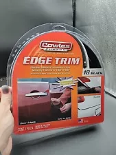 Cowles T5602 Black U Channel Edge Trim 18' for Cars, Trucks, Boats, RVs and SUVs