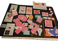 American Girl Grace Thomas Bakery Paper Supplies Play Set w/Stickers