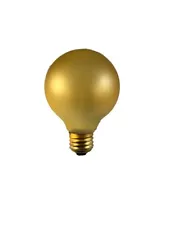 Antique Reproduction "Gold" Globe light bulb 25 Watt Large (min. Order is 4)