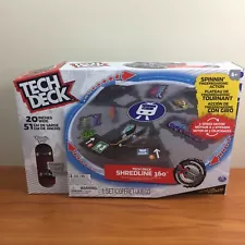 Tech Deck Shredline 360 X-Connect Customizable Turntable Motorized Skate Park