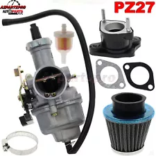 27mm PZ27 Carburetor For 125 150 200 250 250 300cc Motorcycle ATV Bike Go Karts (For: Argo Atv 750 HDi)