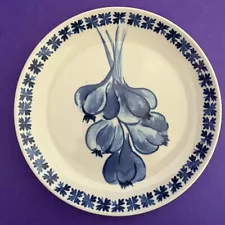 Williams Sonoma Blue & White Garlic Salad Appetizer Dessert Plate 6” SALE!