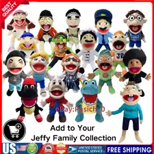 NEW Jeffy Hand Puppet Doll FEEBEE Chef Pee Pee Plush Doll Jackie Chu Puppet Gift