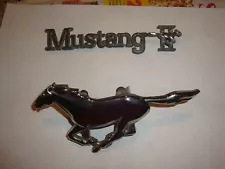 New ListingFORD MUSTANG II Parts *** MUSTANG II LID EMBLEM & GRILL "HORSE" EMBLEM ***