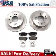 For 2007 2008 2009 Hyundai Elantra 262mm Rear Disc Rotors + Brake Pads Hot Sale