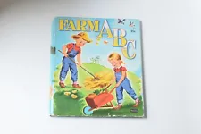 1954 WHITMAN TELL A TELL MINI BOOKS FARM ABC BY PATRICIA LYNN. 25 CENT ISSUE!