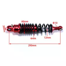 290mm 400lbs Rear Hydraulic Air Shock Absorber Suspension For E-Bike Motocycle