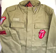 Rolling Stones US Zip code tour 2015 Jacket official merchandise Medium Khaki