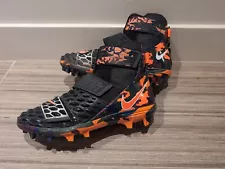 Nike Force Savage Elite 2 Black Orange Camo Football Cleats BV0153-001 Size 14