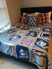 denim quilt for sale